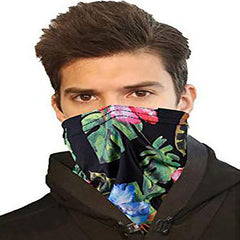 2 Pcs Magic Neck Gaiter Bandana Half Face Balaclava for Running Fishing