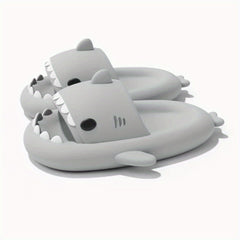 Men's Lightweight Shark Slippers Open Toe Home Shoes