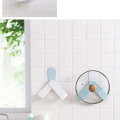 2pcs Pot Cover Rack Wall-mounted Cutting Board Storage Organizer