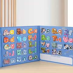 Magnetic Letters Book for Kids 3+ to Learn English Letters