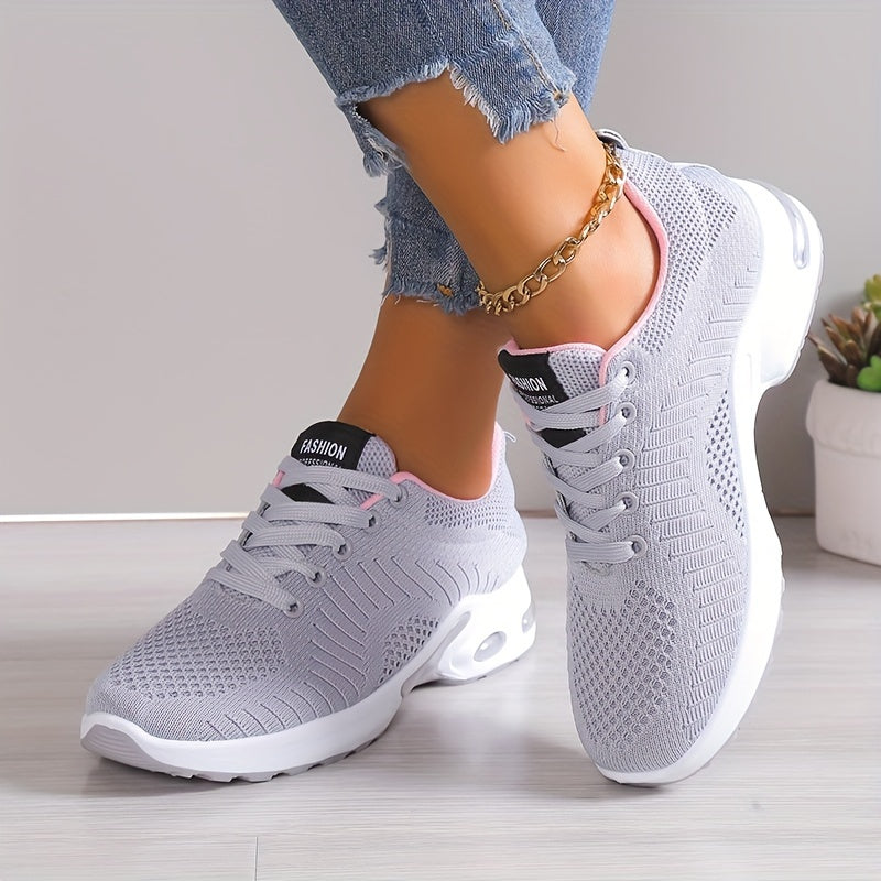 Mesh Breathable Air Cushion Bottom Sports Shoes Lightweight Travel Shoes Women's