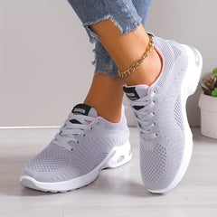 Mesh Breathable Air Cushion Bottom Sports Shoes Lightweight Travel Shoes Women's