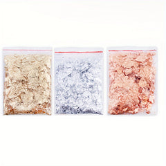 3 Colors Resin Foil Flakes Nail Foils Arts & Crafts Epoxy Tumbler