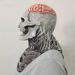 Scary Skull Mask Halloween Decoration and Props