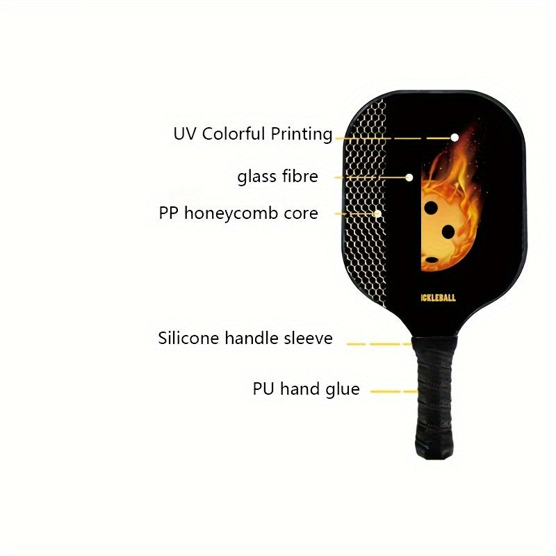 USAPA Approved Fiberglass Pickleball Paddles Set