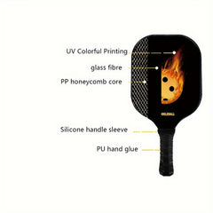 USAPA Approved Fiberglass Pickleball Paddles Set