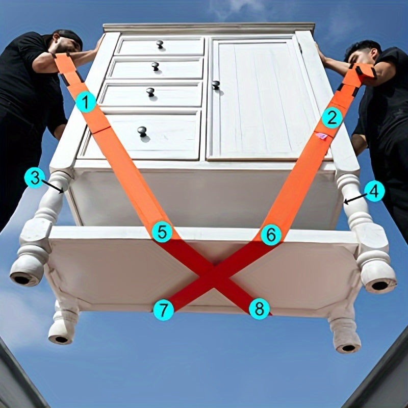Labor-Saving Moving Belt for Heavy Objects Furniture Moving