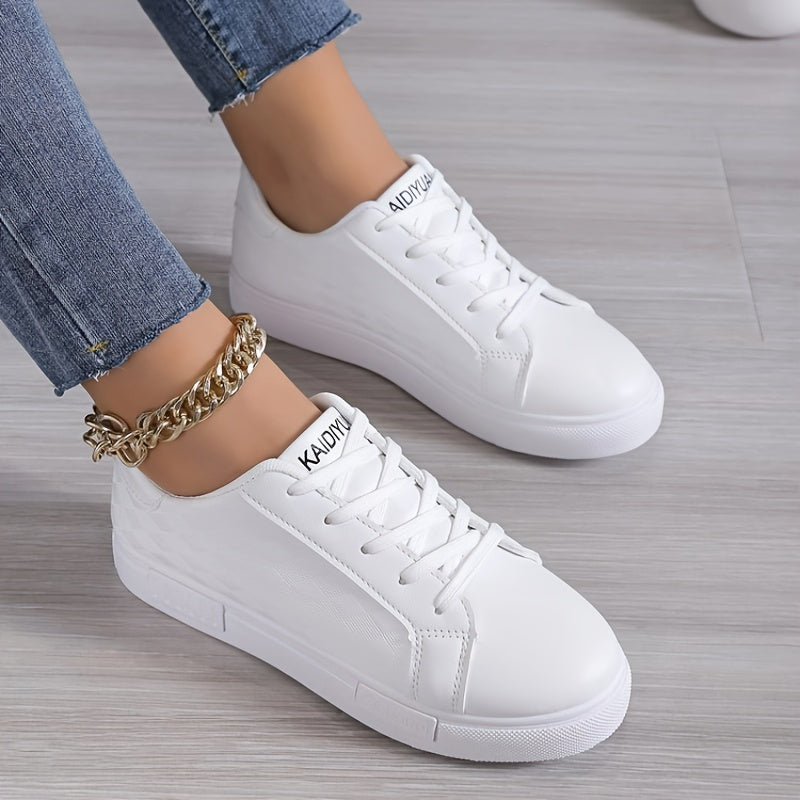 Women's Round Toe Low Board Shoes Flat Casual Sneakers