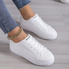 Women's Round Toe Low Board Shoes Flat Casual Sneakers