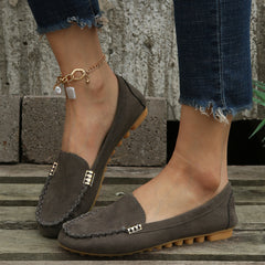 Women's Slip On Loafers Solid Comfortable Shoes
