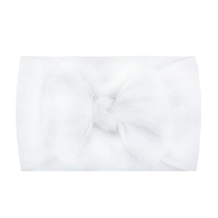 Kids Bow Hair Ties Soft Cotton Headwear