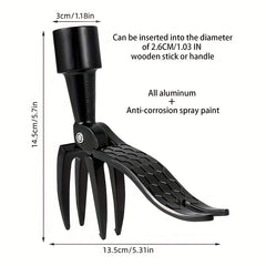Adjustable Hand Weeder Tool for Garden Weed Removal