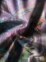 Boy's 3D Dinosaur Print T shirt Casual Breathable Tee Kid's Clothing