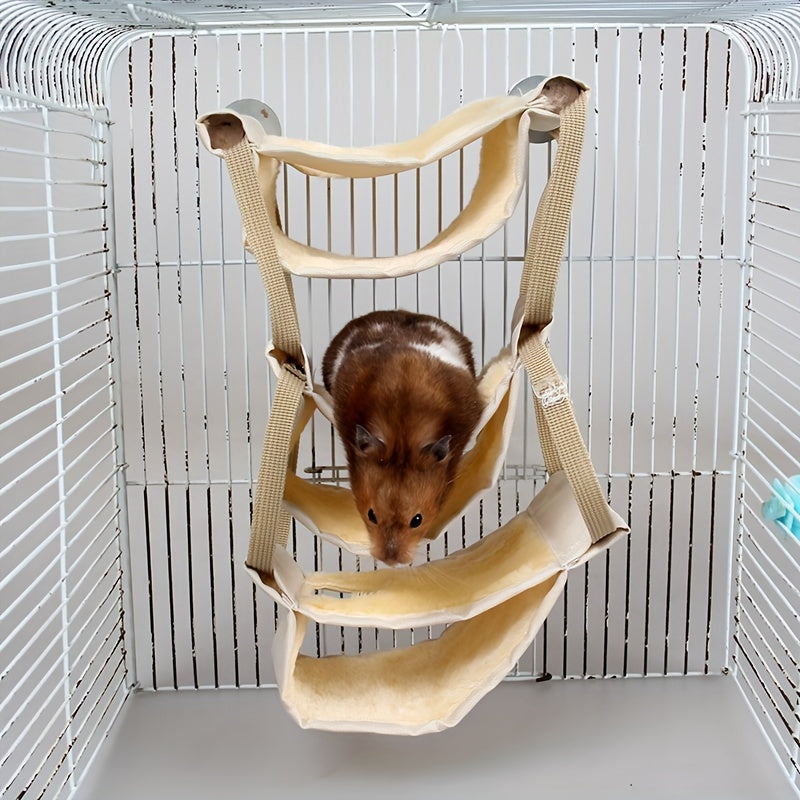 Comfy Layer Hammock for Small Animals Resting Playing Nesting in Pet Cages