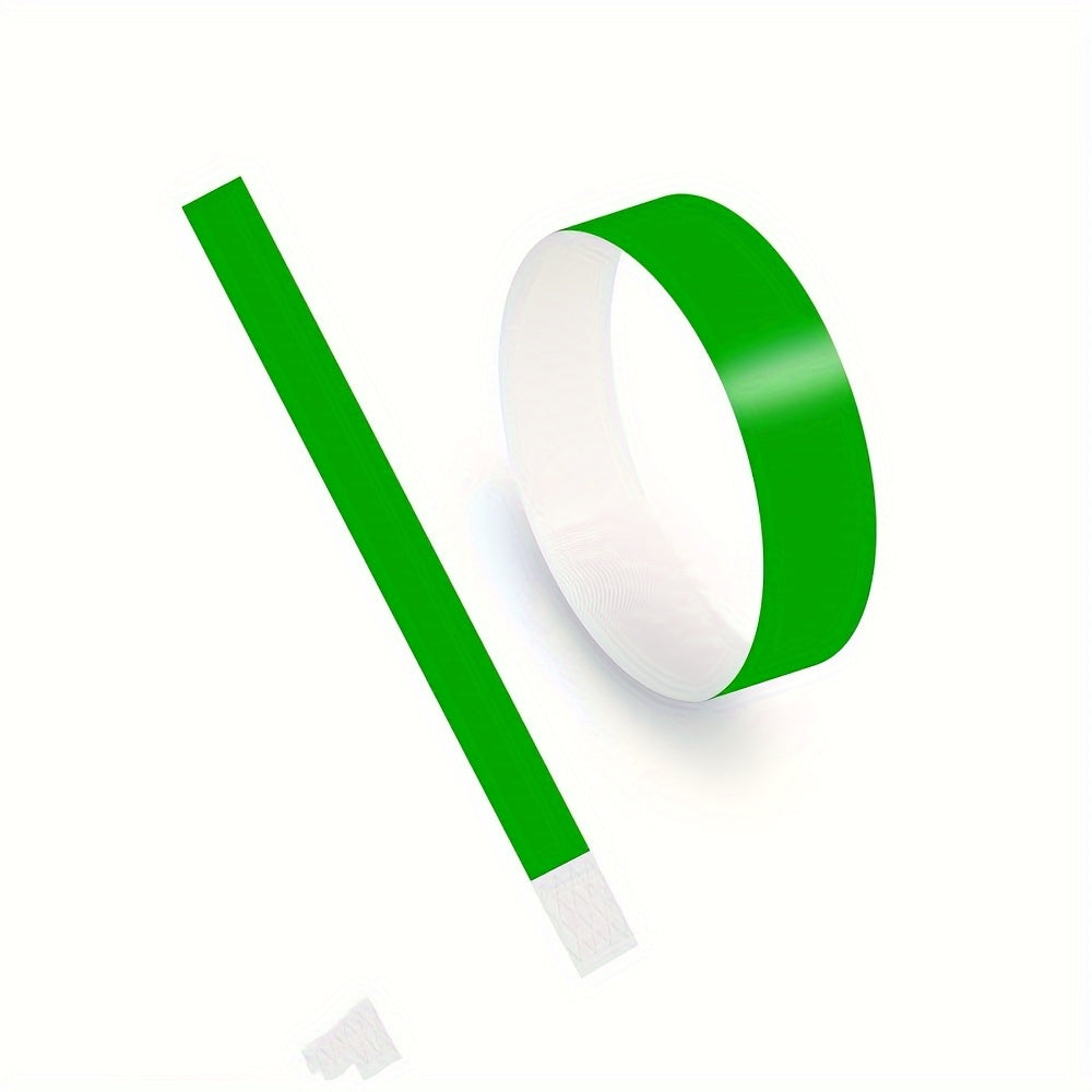100pcs Neon Paper Wristbands for Events