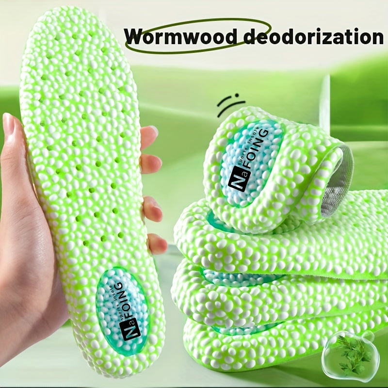 Shock-Absorbing Air Cushion Insoles Breathable Height Increasing