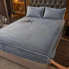 3pcs Flannel Fleece Duvet Cover Set Soft Comfortable Bedding Set