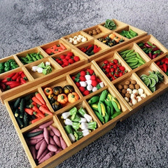 1:12 Scale Dollhouse Vegetable Models Kitchen Playset Assorted Colors