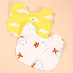 2pcs U Shaped Newborn Bibs Waterproof Anti dirty Bibs