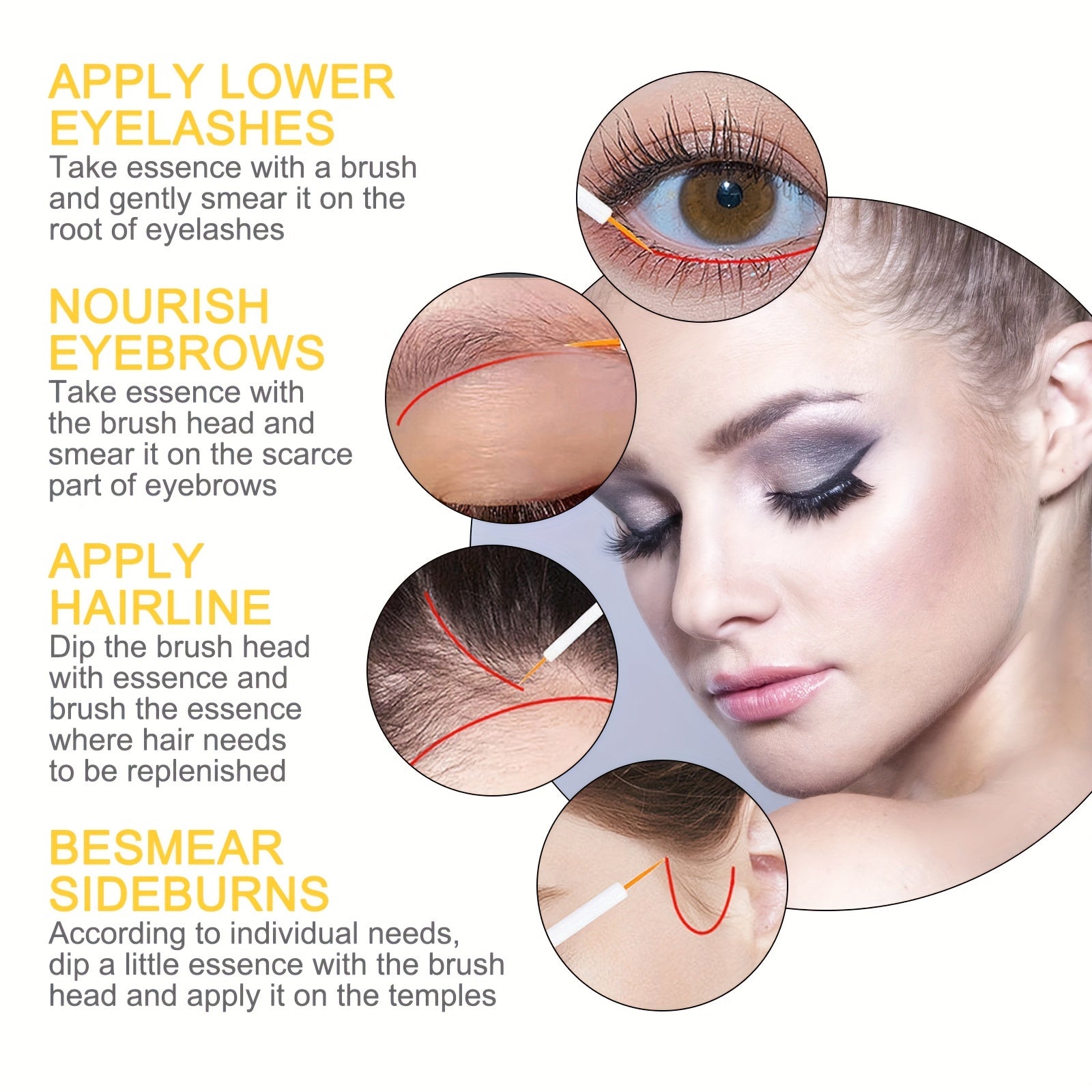 Eyelash Enhancer Serum for Longer Fuller Thicker Eyelashes