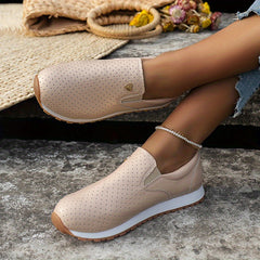 Women's Heart Decor Slip On Soft Sole Casual Sports Shoes