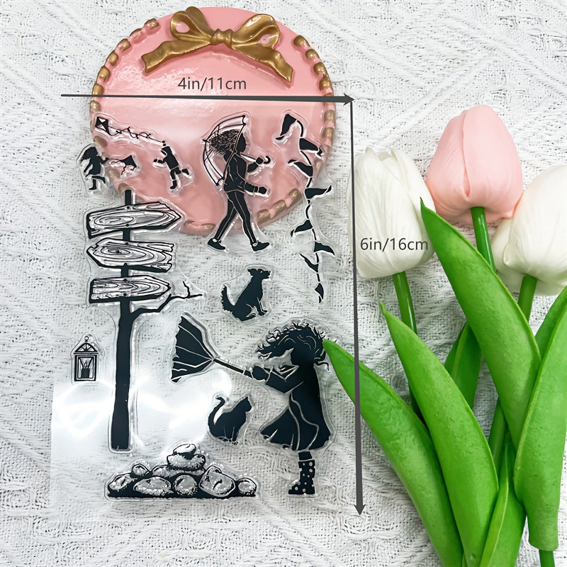 Autumn Clear Stamp Silicone Stamp For Scrapbooking DIY Card Making Rubber Stamp