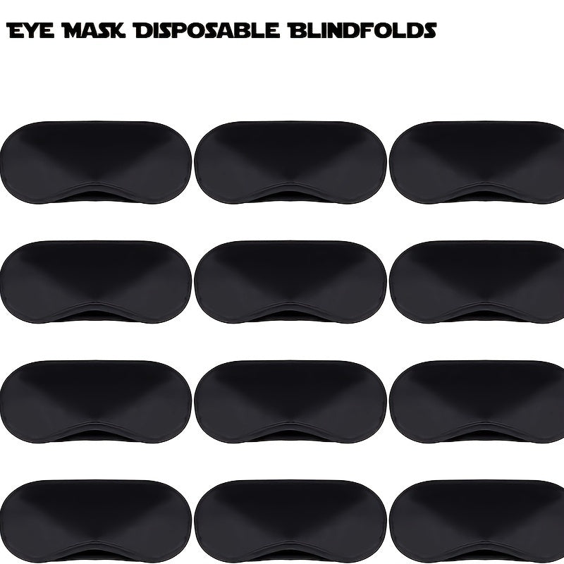 100 Pack Disposable Eye Masks for Games Soft Eye Cover Sleep Eye Shade Mask