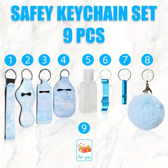 Safety Keychain Self Defense Keychain With Whistle Gift For Women Kids