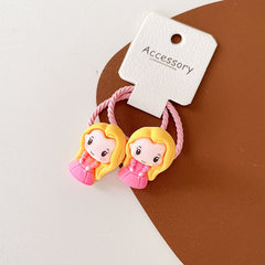 Cartoon Princess Hair Ties - Cute Hair Accessories for Girls