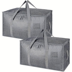 6pcs XL Capacity Storage Bags w/ Zippers & Handles Heavy Duty Storage Bag