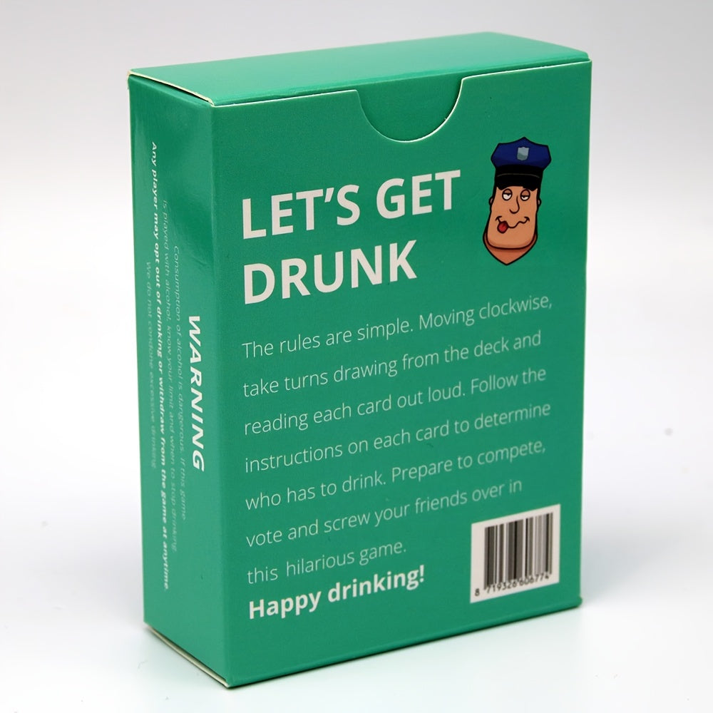 Let's Get Drunk Card Game for Adults - Perfect for Parties and Family Gatherings