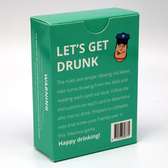 Let's Get Drunk Card Game for Adults - Perfect for Parties and Family Gatherings