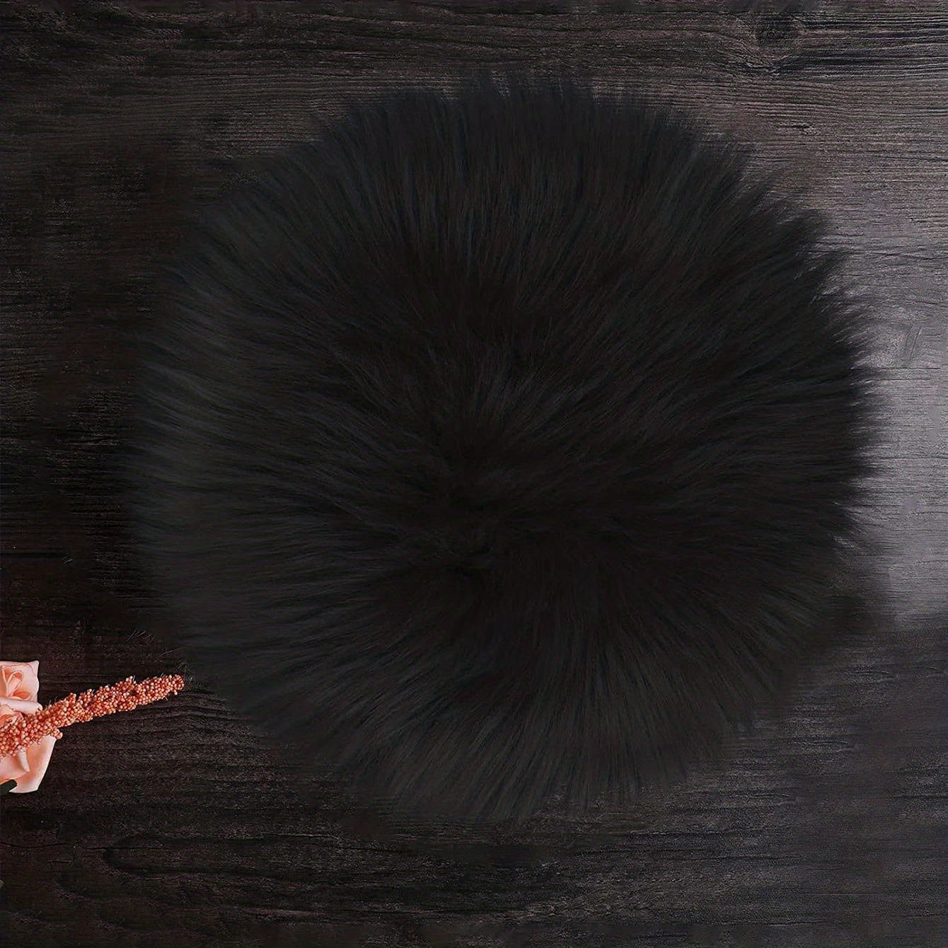 Soft Faux Fur Chair Cover for Living Room and Bedroom Decor