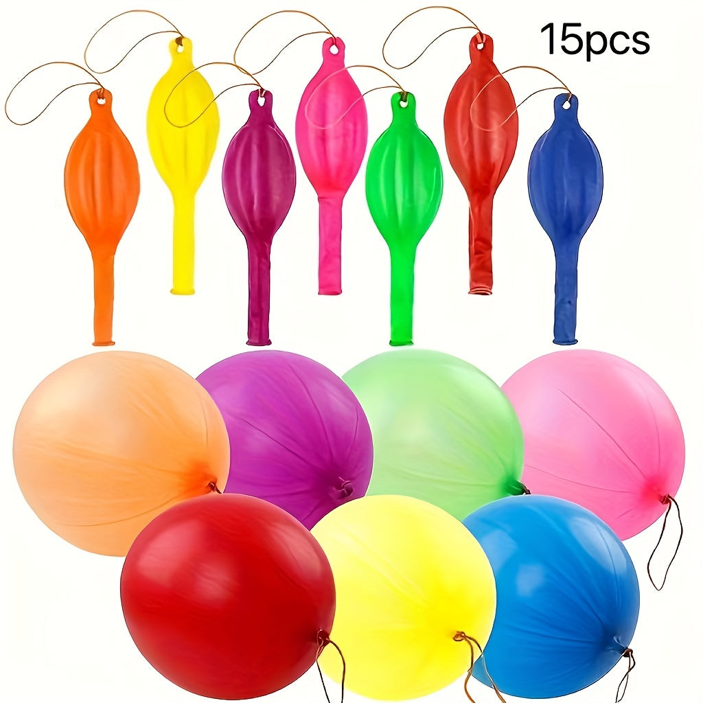 25 Pcs Clap Balloons Elastic Balloons Rubber Play Balloons Wedding Supplies