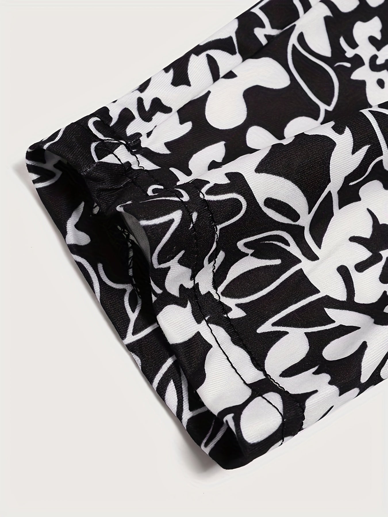 Floral Print Skinny Leggings Casual Women's Clothing