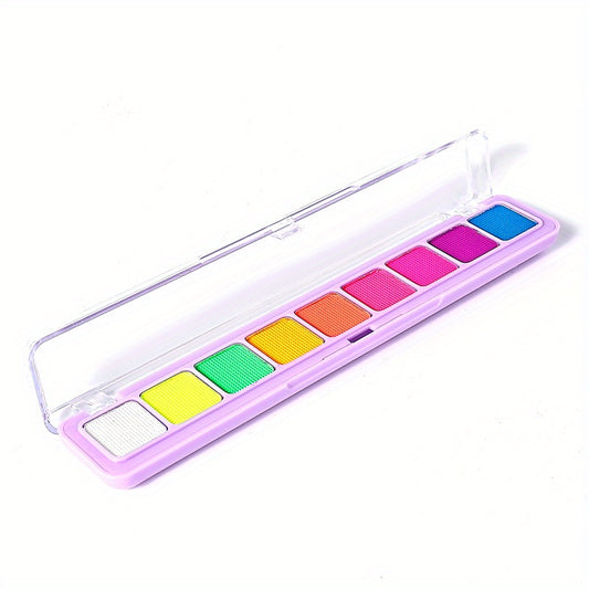 Vibrant Water Soluble Body Paint Pigments - 9 Colors