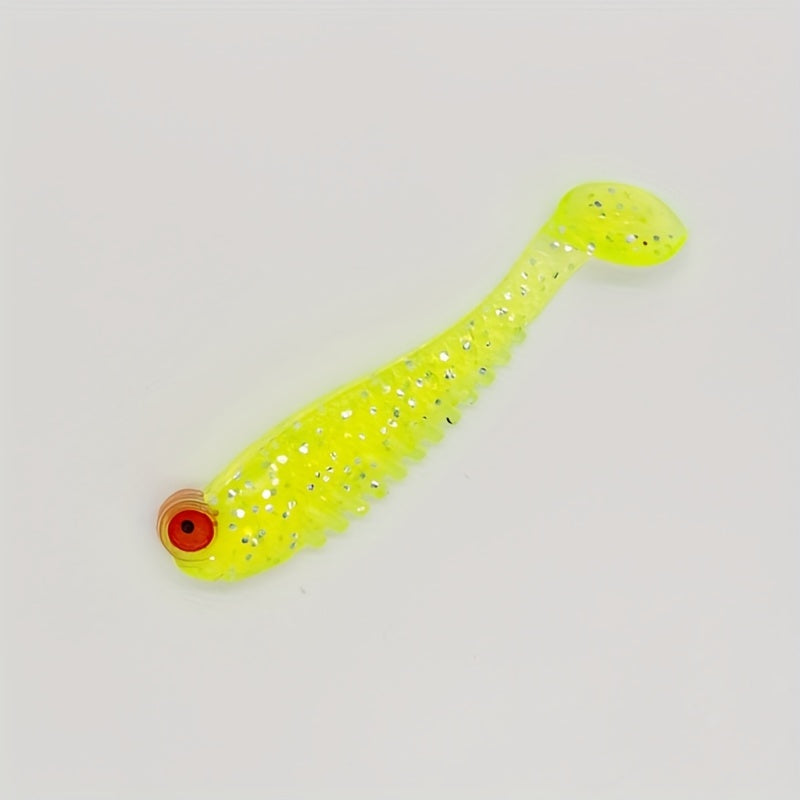 10pcs Soft Fishing Lures Kit Bass Trout Crappie Swimbaits Lures 2in