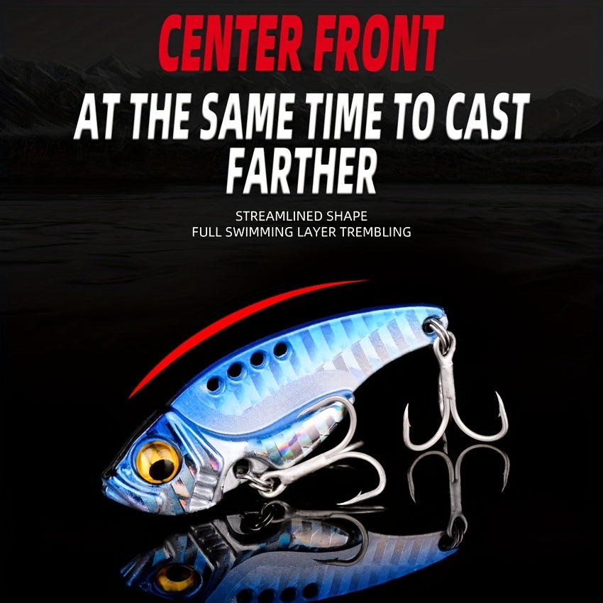 Metal Vibration Sequin Fishing Lure 9PCS Set
