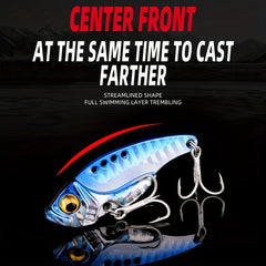 Metal Vibration Sequin Fishing Lure 9PCS Set