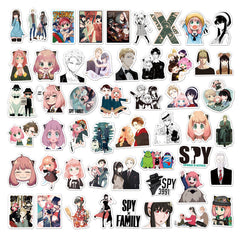 50Pcs Spy Doodle Waterproof Stickers for Laptop Phone Luggage Water Bottle Car
