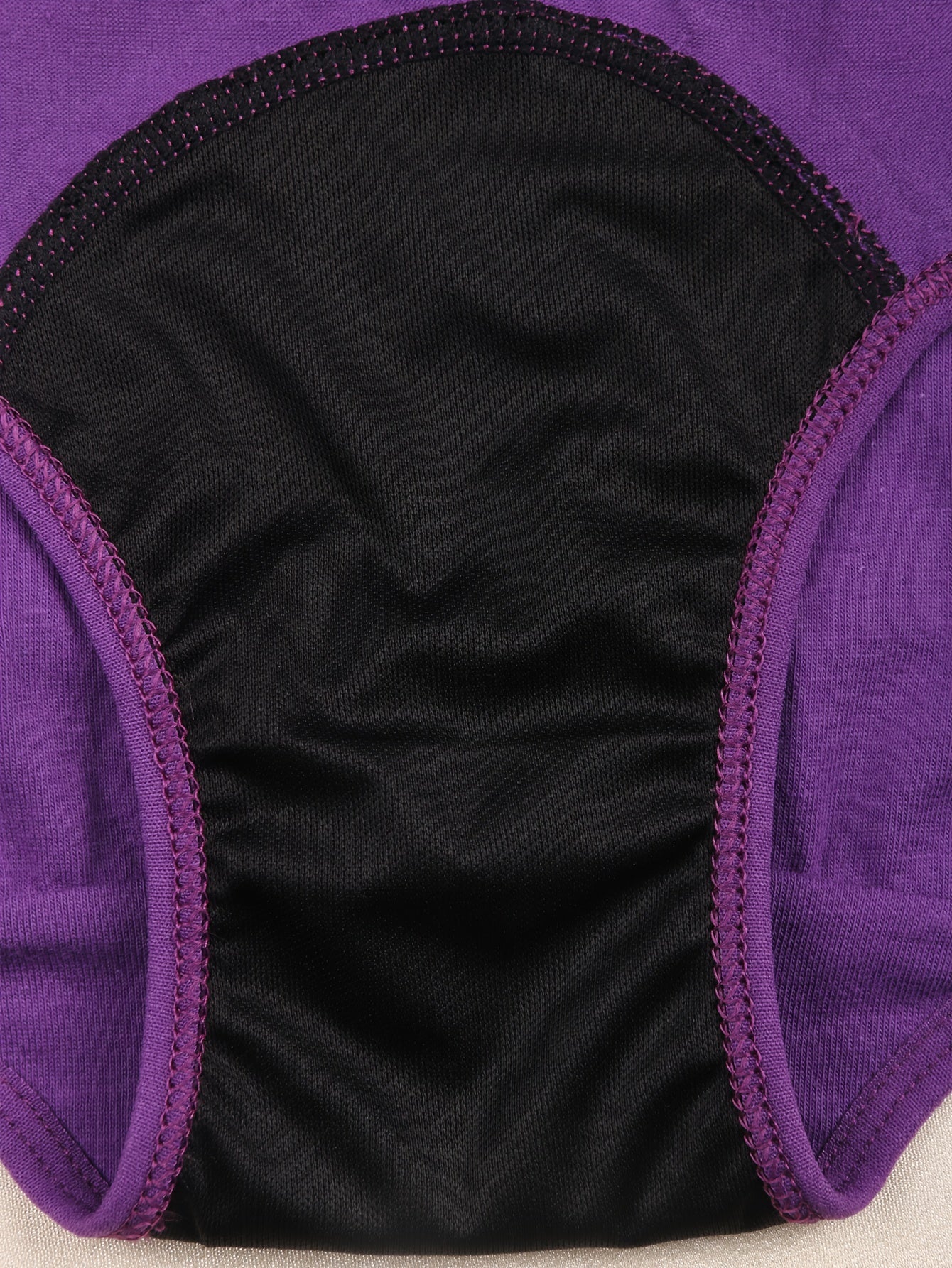 6 Pack Plus Size Leakproof Period Underwear High Waisted Panties Set