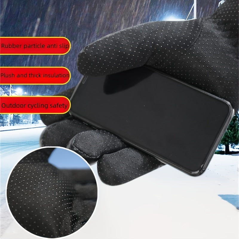 Winter Windproof Outdoor Gloves Waterproof Thicken Gloves
