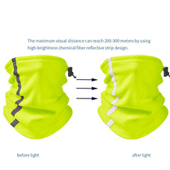 Winter Fleece Overalls Night Riding Mask Reflective Strip Neck Protector