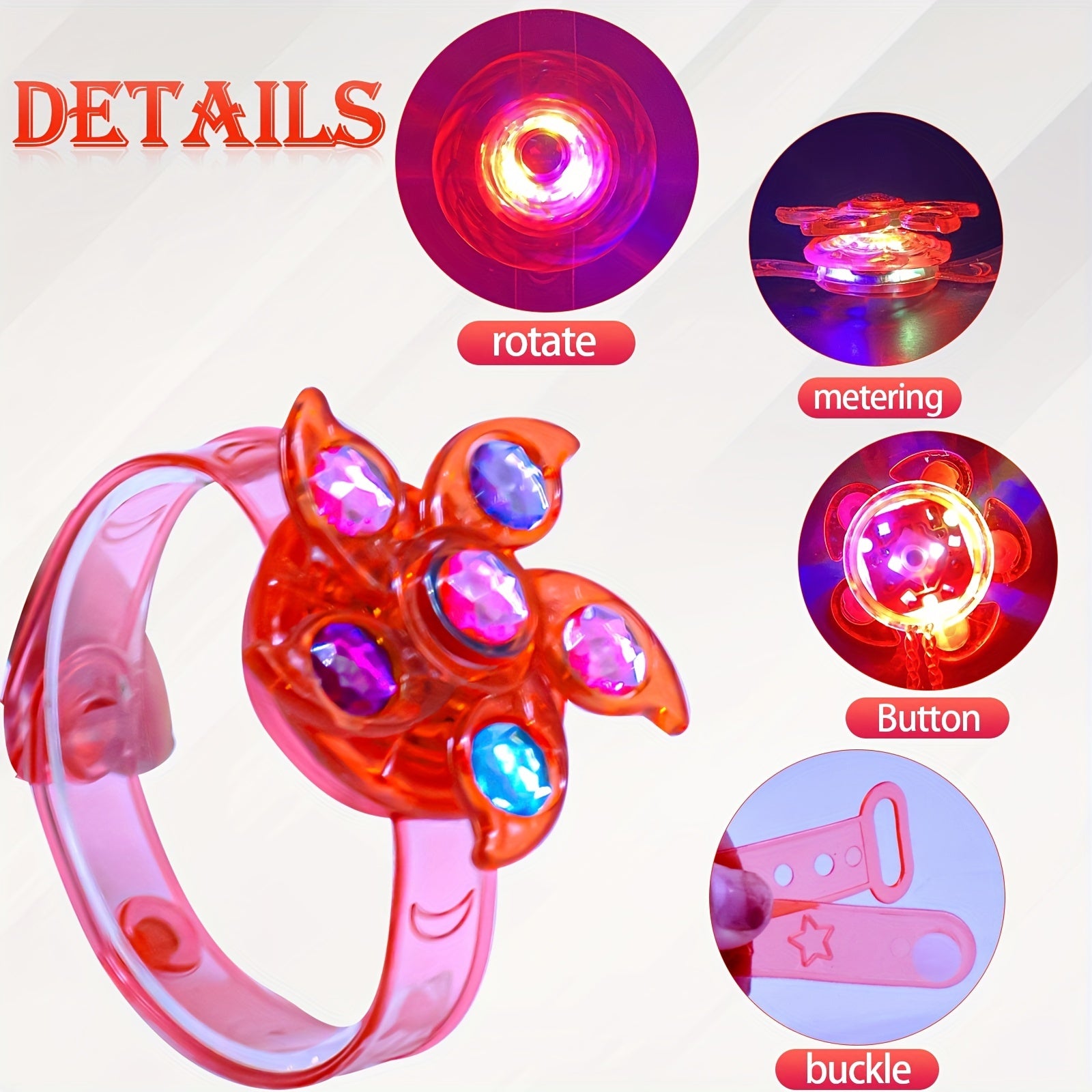LED Light Up Fidget Spinner Party Favors Kids Birthday Supplies Halloween