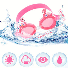 Kids Swim Goggles Anti Fog Leak Proof Glasses Waterproof Age 3-14