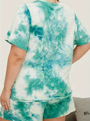Tie Dye Tee & Shorts Set