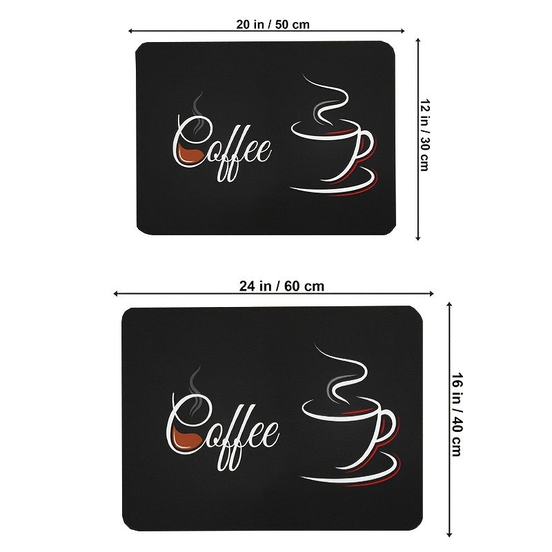 Coffee Bar Mat Absorbent Dish Drying Mat Non Slip Drying Pad