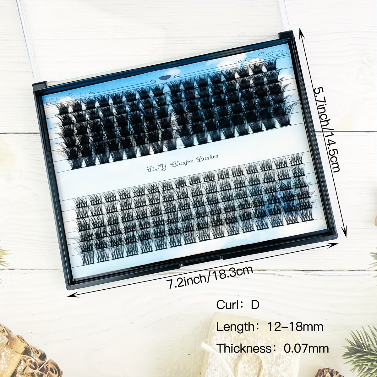 DIY Eyelashes Extension Kit With Lash Bond And Seal Mascara