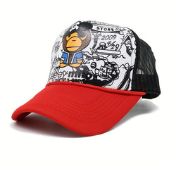 Pirate Captain Print Baseball Cap Hip Hop Hat