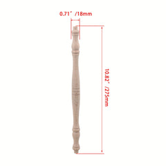 4pcs Wooden Baluster Spindles - 27.5 inch Crafts Woodworking Furniture H86